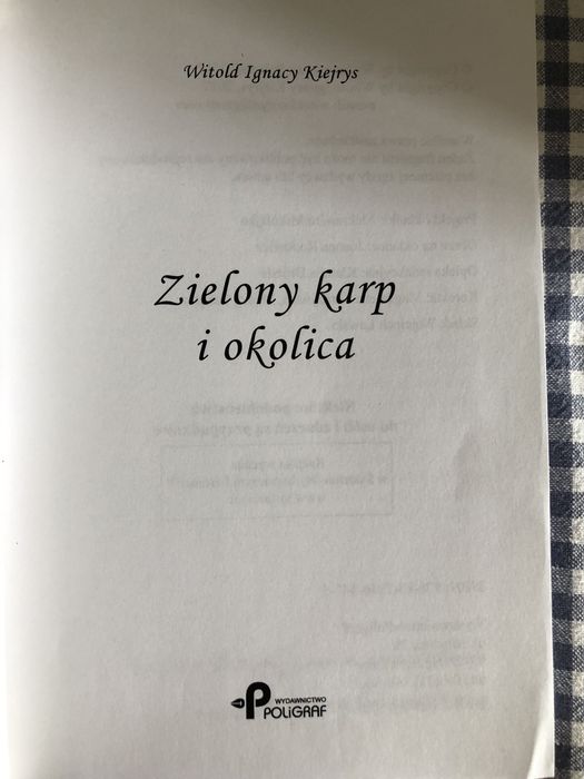 Książka - Zielony karp i okolica