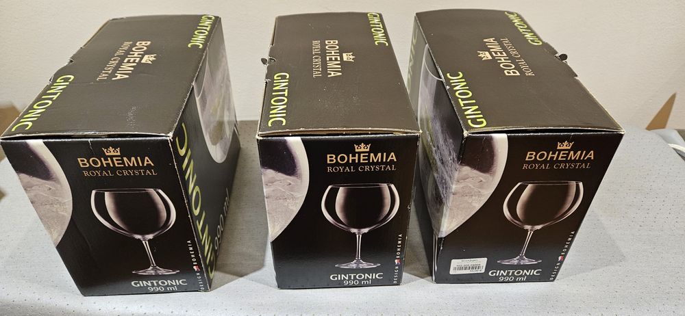 Copos de GIN Bohemia Royal Crystal