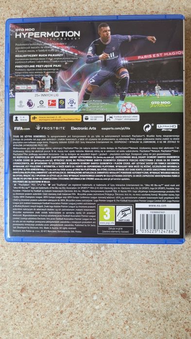 Fifa 22, używana 1 raz.