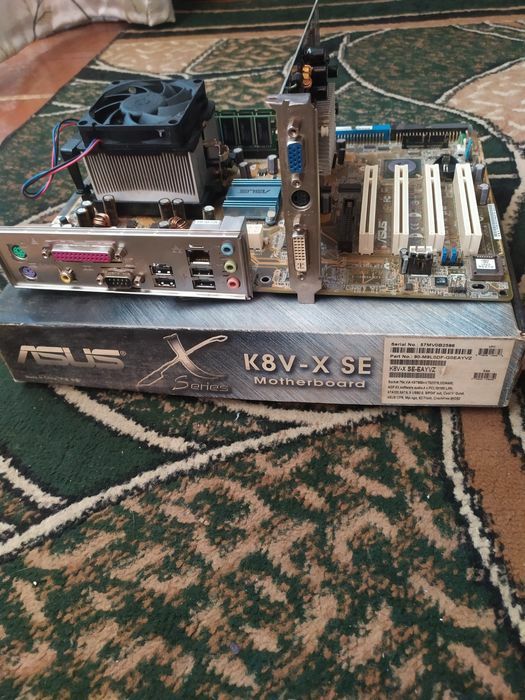 Материнська плата + процесор + відеокарта+оперативна пам'ять