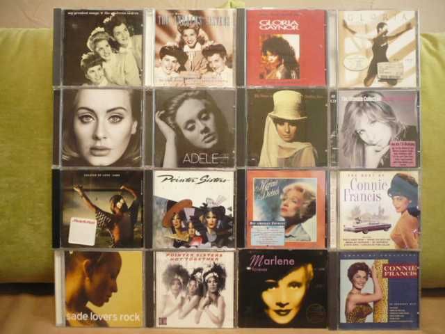 Wyprzedaż ! Płyty CD : Same piękne, śpiewające Panie.Zapraszam.