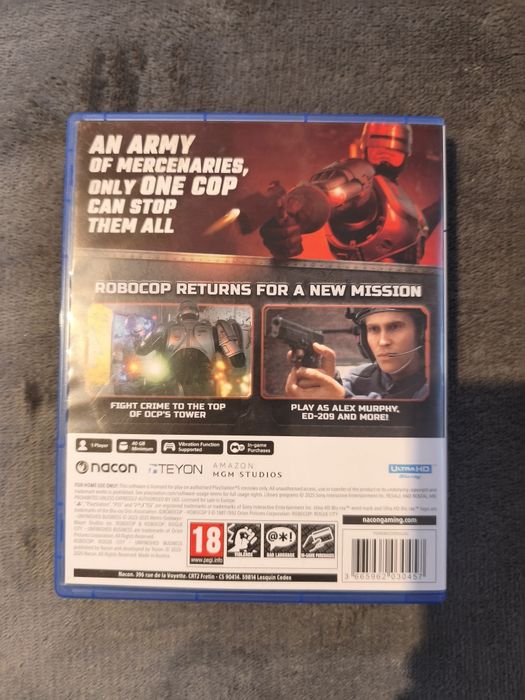 Ps5 RoboCop pl możliwa zamiana