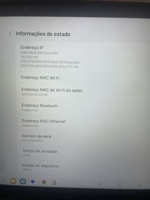 Tablet samsung Tab A8