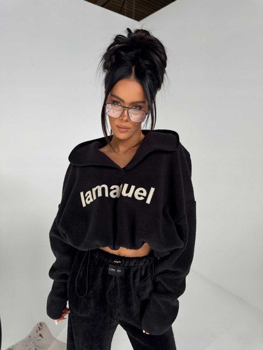 La manuel bluza polar aspen czarna