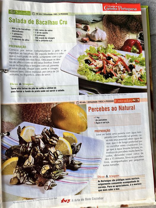 Enciclopédia de Cozinha Portuguesa — Colecção Completa em Revistas