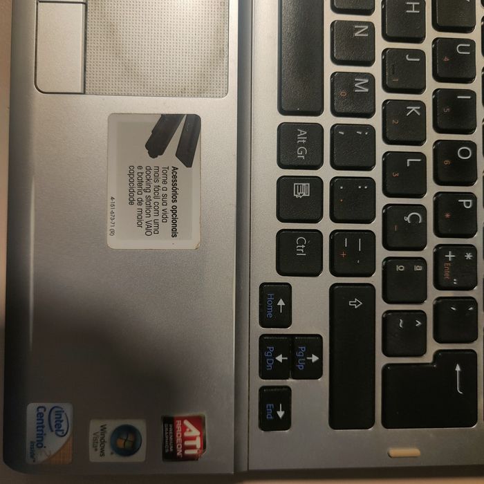 Vendo portátil para peças