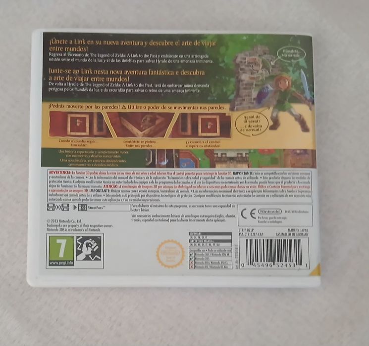 The Legend of Zelda A Link Between Worlds Nintendo 3DS Completo