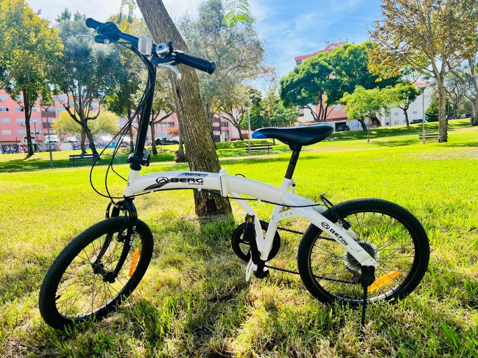 Bicicleta Dobrável Berg– Branca/Preto (Adulto ou Criança)