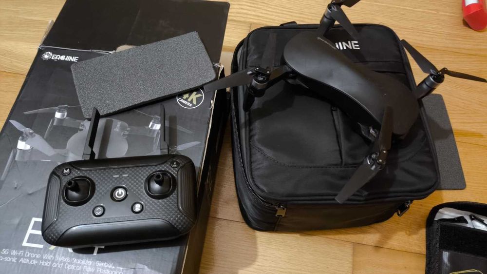 Drone Eachine EX4 4K (Como Novo / Impecável) – Drone GPS com Gimbal de 3 Eixos