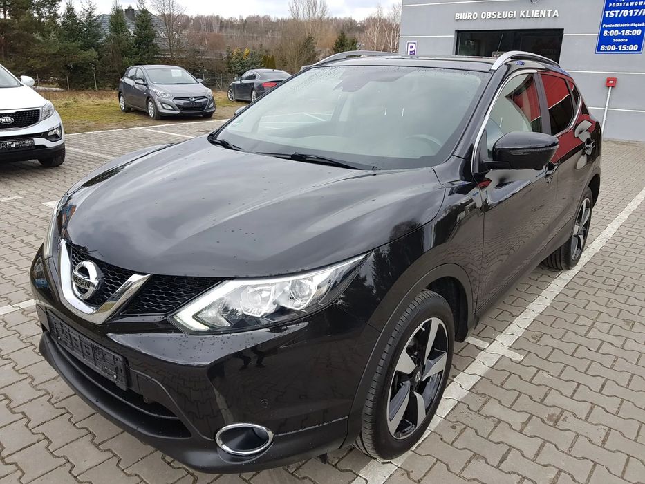 Nissan Qashqai Dach Panoramiczny Grzana szyba przednia Kamery 360 Bezwypadkowy 100%