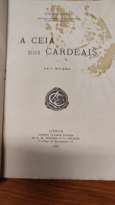 A ceia dos Cardeais - 28* edição