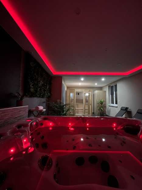SAUNA & JACUZZI w Prywatnym Apartamencie w Centrum Miasta, parking