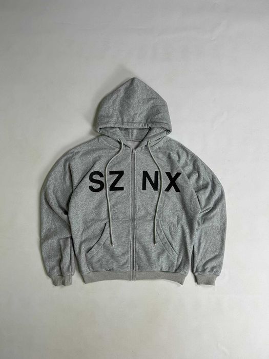 Yeezy YSY SZN X Худі hoodie зипка кофта сіра худи серая зіп M L CHINA