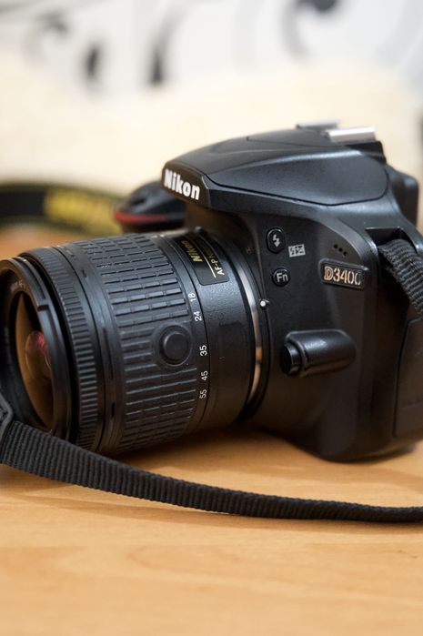 Nikon D3400 kit 18-55 +3 аккумулятора | Полный комплект
