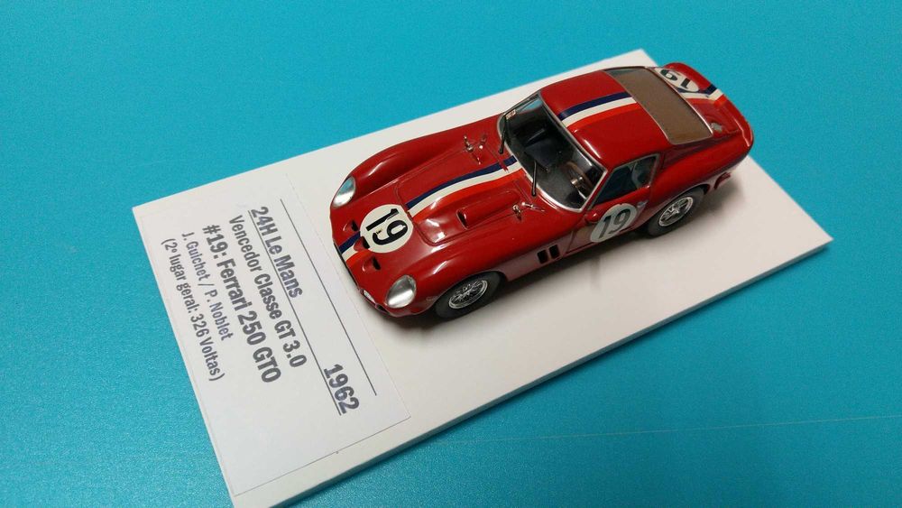 Ferrari 250 GTO #19: 24H Le mans 1962 (Venc. Classe) - Altaya esc 1/43