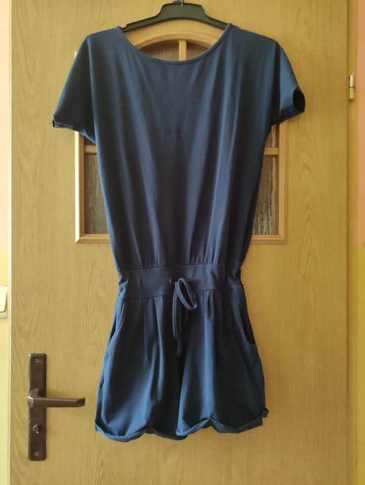 2Sztuki Kombinezon Czarny/Granatowy S/36