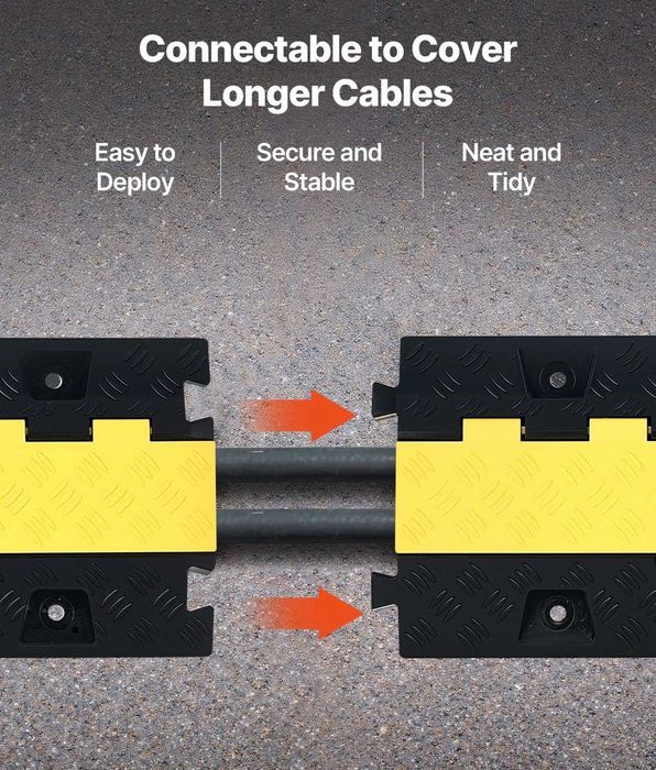 Rampa Proteção Cabos 2 W
