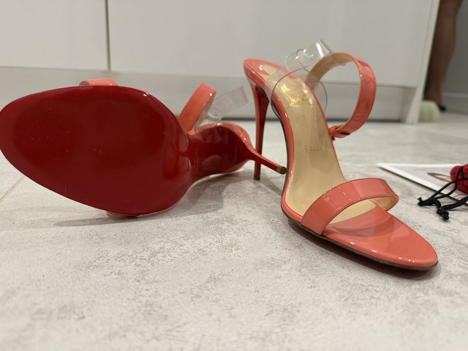 christian louboutin sandałki 40 sandaly na szpilce, NOWE!