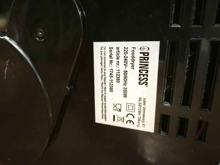 Princess 112380 Desidratador de Alimentos