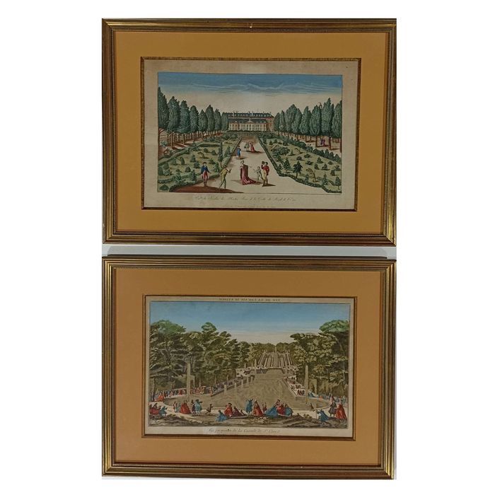Gravura - Lote de duas gravuras francesas - Século XIX 1