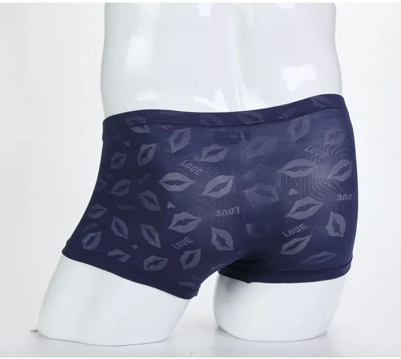 Męskie Przeźroczyste Bokserki w Formie Ocieplacza Na Penisa w USTA - M