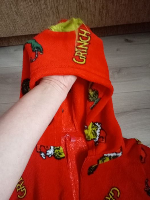 Piżama/kombinezon pluszowy Grinch