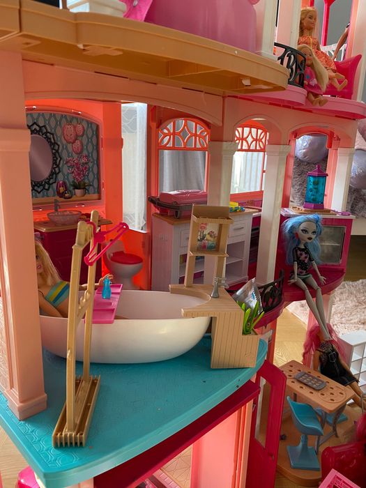 Willa dom domek Barbie i akcesoria - full