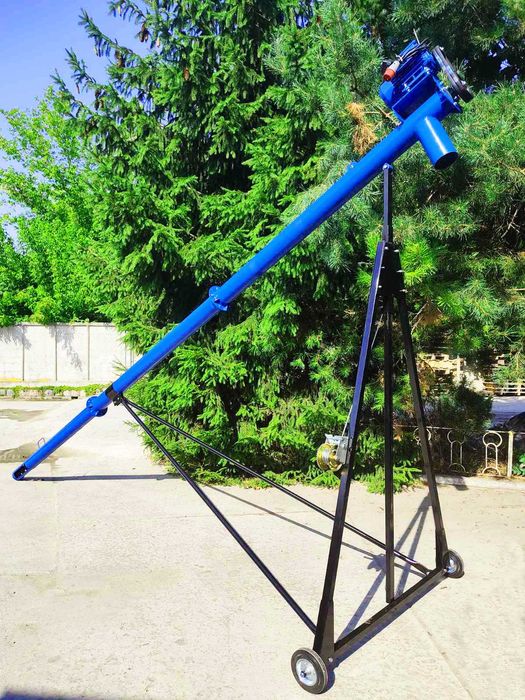 Шнековый погрузчик, винтовой конвейер, транспортер зерна, 108*4*б\дв