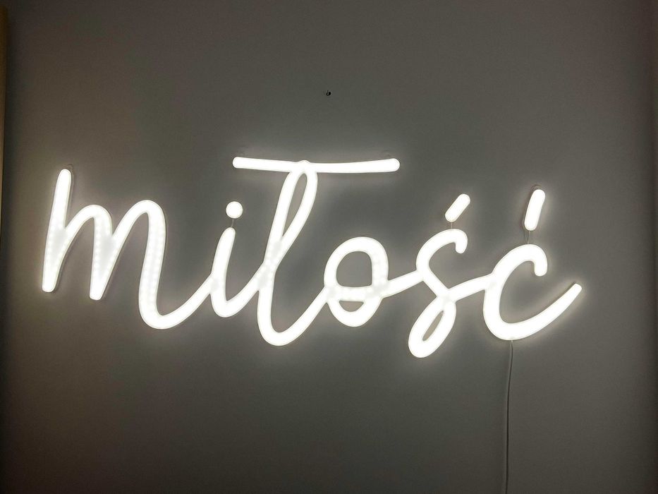Ledon Better Together lub MIŁOŚĆ neon, napis led