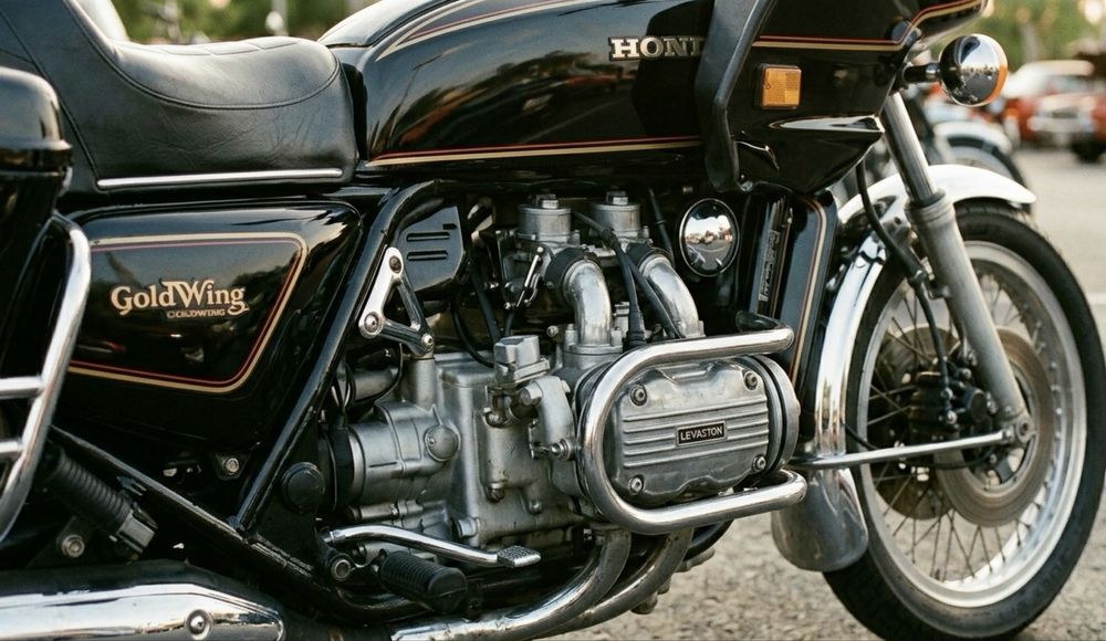 Honda Goldwing GL1000  – Clássica de Coleção Equipada