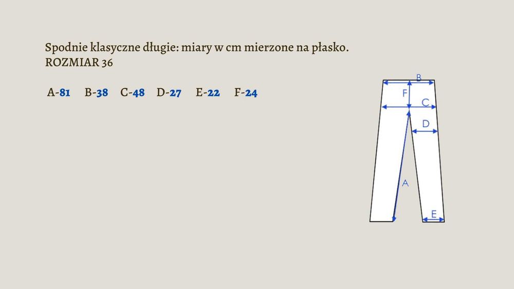 Spodnie damskie VENA brązowe - rozmiar 36