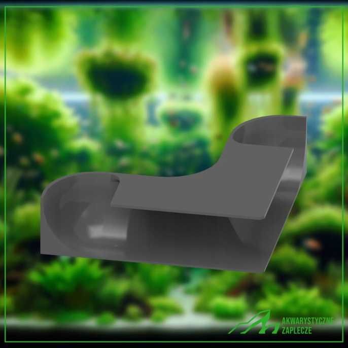 Kryjówka do podłoża - Narożna- Ozdoba do akwarium -Tunel Jaskinia