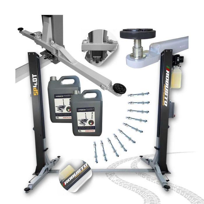 Podnośnik dwukolumnowy 4000KG ramiona 2×3 automat ROBUSTO