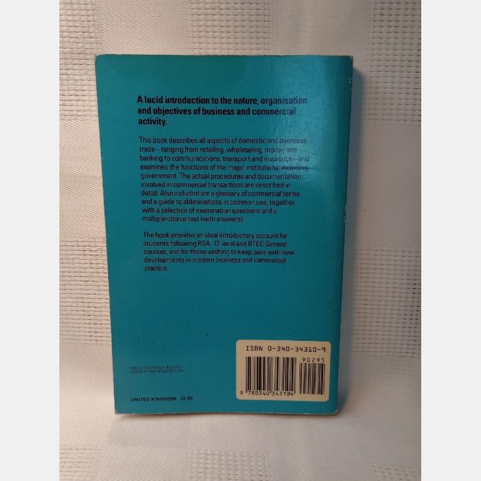 Business and commerce. Ronald Warson