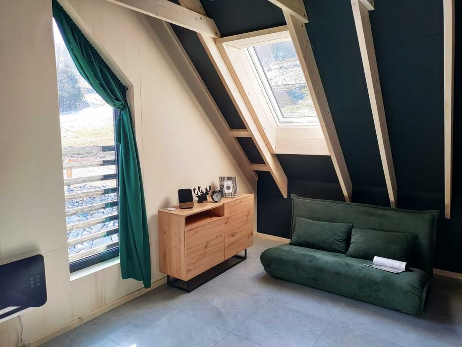 Domek w górach Sauna i Jacuzzi -  kominek, balia