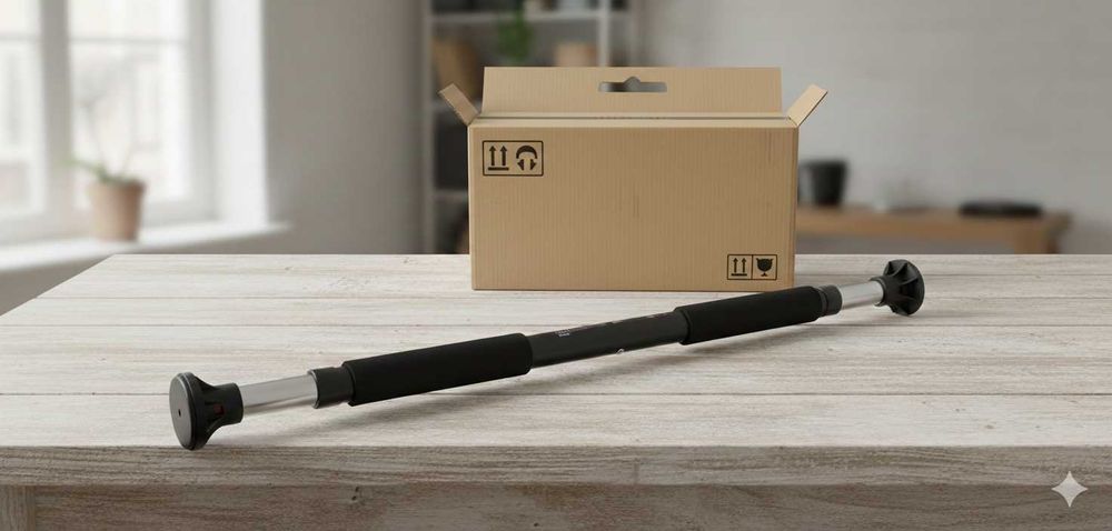 Nowy Drążek Rozporowy do Podciągania Poręcz do 100KG