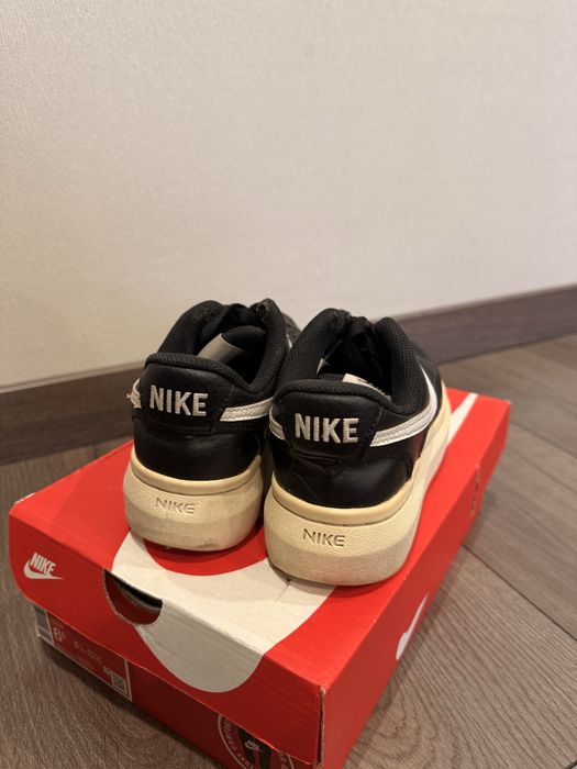 Nike, Кеды, кожа, оригинал, черный