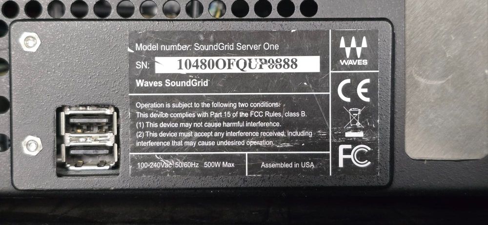 Waves SoundGrid Server One