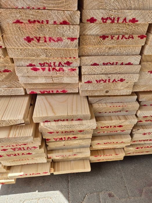 Deska opaskowa, strugana, świerk skandynawski, 18x95/115/145, kl. AB