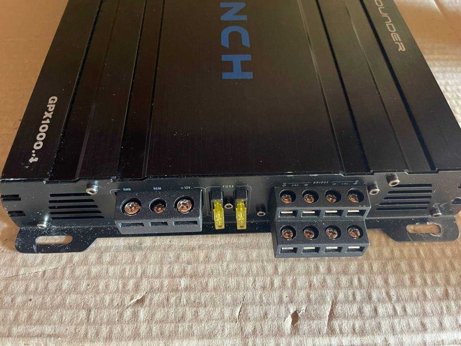 усилитель підсилювач звуку crunch gpx 1000.4
