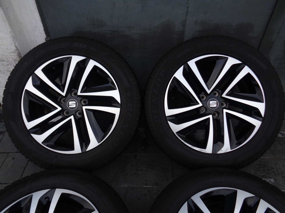 Oryginalne alufelgi 18 Seat Terraco 5x112 Tiguan, Kodiaq, opony zimowe