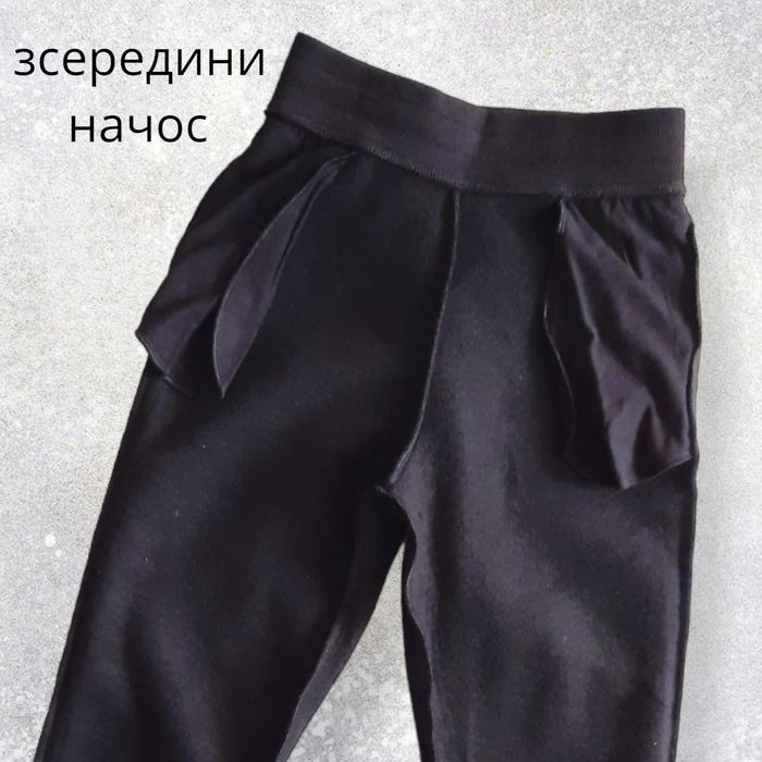 Утеплені спортивні штани h&m чорні для хлопчика фліс байка