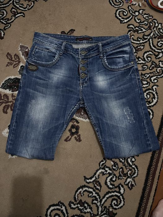 Джинсы женскик синие