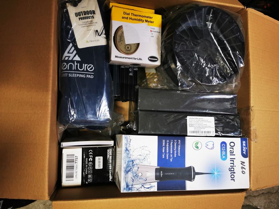 Box towarów nowych i używanych