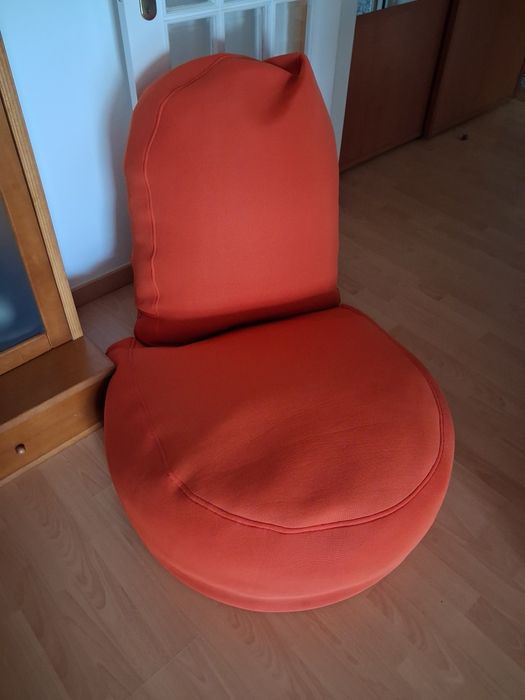 Puff Sofa cor laranja