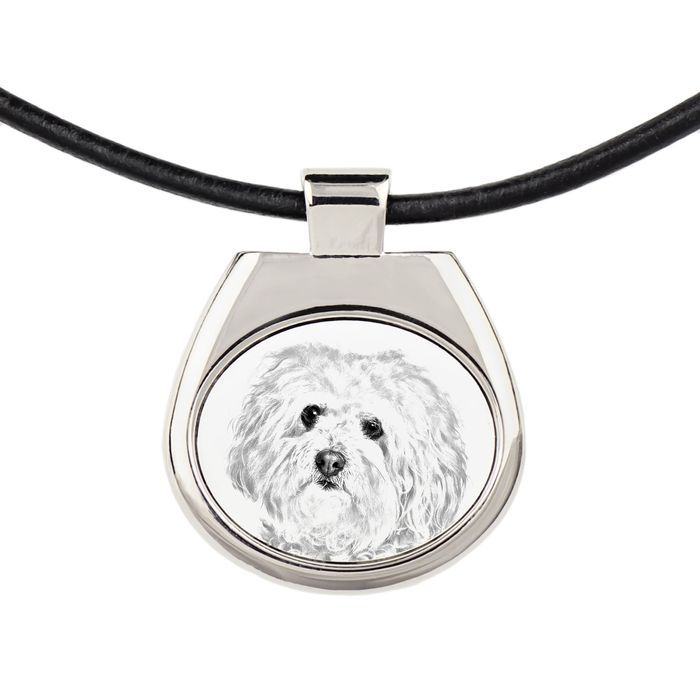 Bolończyk zawieszka naszyjnik z psem Art-Dog