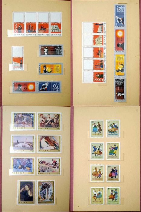 Klaser jubileuszowy Tom VIII+ znaczki** - rok 1968-69