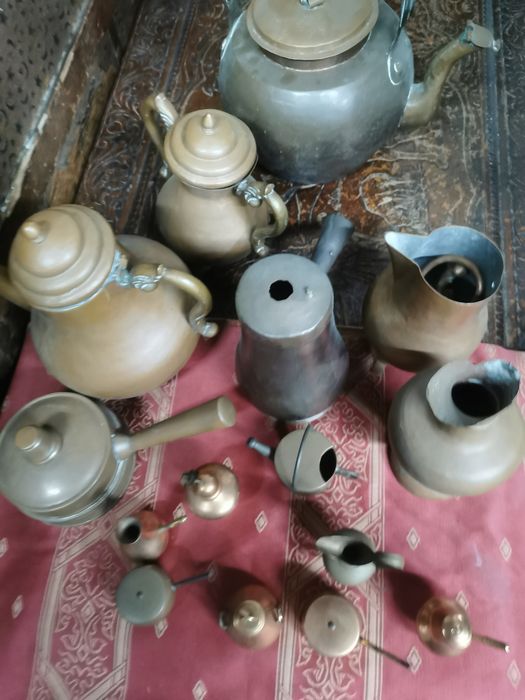 Várias Peças antigas, em cobre e latão