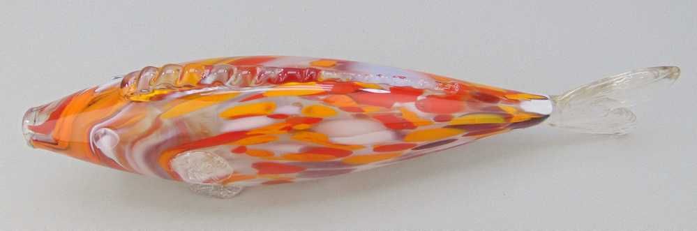 Ryba szklana PRL - 36 cm