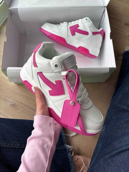 !PREMIUM! Off-White Out of Office White Fuchsia 38 39 40 41